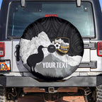 New Zealand South Island Football Custom Spare Tire Cover Aoraki Mount Cook With Kiwi Maori Pattern