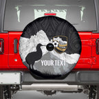 New Zealand South Island Football Custom Spare Tire Cover Aoraki Mount Cook With Kiwi Maori Pattern