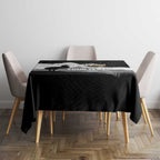 New Zealand South Island Football Custom Tablecloth Aoraki Mount Cook With Kiwi Maori Pattern