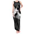 New Zealand South Island Football Custom Tank Maxi Dress Aoraki Mount Cook With Kiwi Maori Pattern