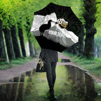 New Zealand South Island Football Custom Umbrella Aoraki Mount Cook With Kiwi Maori Pattern