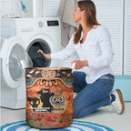 Personalised Tigers Rugby ANZAC Day Laundry Basket Last Post Poppy We Will Remember Them