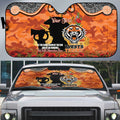 Personalised Tigers Rugby ANZAC Day Auto Sun Shade Last Post Poppy We Will Remember Them