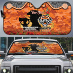 Personalised Tigers Rugby ANZAC Day Auto Sun Shade Last Post Poppy We Will Remember Them
