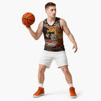 Personalised Tigers Rugby ANZAC Day Basketball Jersey Last Post Poppy We Will Remember Them