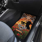 Personalised Tigers Rugby ANZAC Day Car Mats Last Post Poppy We Will Remember Them