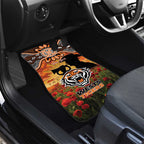 Personalised Tigers Rugby ANZAC Day Car Mats Last Post Poppy We Will Remember Them