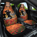 Personalised Tigers Rugby ANZAC Day Car Seat Cover Last Post Poppy We Will Remember Them