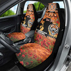 Personalised Tigers Rugby ANZAC Day Car Seat Cover Last Post Poppy We Will Remember Them
