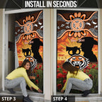 Personalised Tigers Rugby ANZAC Day Door Cover Last Post Poppy We Will Remember Them