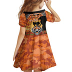 Personalised Tigers Rugby ANZAC Day Family Matching Mermaid Dress and Hawaiian Shirt Last Post Poppy We Will Remember Them