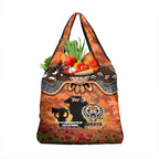 Personalised Tigers Rugby ANZAC Day Grocery Bag Last Post Poppy We Will Remember Them