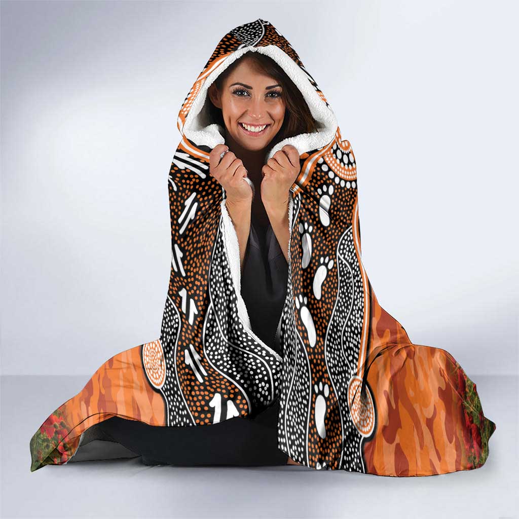 Personalised Tigers Rugby ANZAC Day Hooded Blanket Last Post Poppy We Will Remember Them