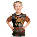 Personalised Tigers Rugby ANZAC Day Kid T Shirt Last Post Poppy We Will Remember Them