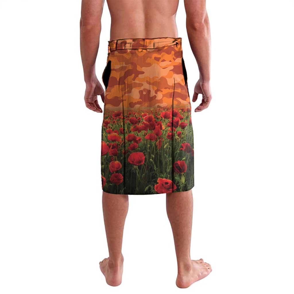 Personalised Tigers Rugby ANZAC Day Lavalava Last Post Poppy We Will Remember Them