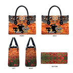 Personalised Tigers Rugby ANZAC Day Leather Bag Last Post Poppy We Will Remember Them