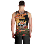 Personalised Tigers Rugby ANZAC Day Men Tank Top Last Post Poppy We Will Remember Them