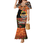Personalised Tigers Rugby ANZAC Day Mermaid Dress Last Post Poppy We Will Remember Them