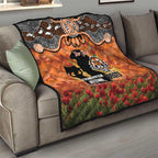 Personalised Tigers Rugby ANZAC Day Quilt Last Post Poppy We Will Remember Them
