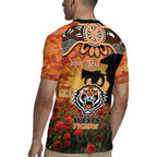 Personalised Tigers Rugby ANZAC Day Rugby Jersey Last Post Poppy We Will Remember Them