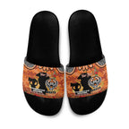Personalised Tigers Rugby ANZAC Day Slide Sandals Last Post Poppy We Will Remember Them