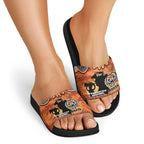 Personalised Tigers Rugby ANZAC Day Slide Sandals Last Post Poppy We Will Remember Them