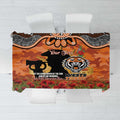 Personalised Tigers Rugby ANZAC Day Tablecloth Last Post Poppy We Will Remember Them