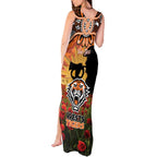 Personalised Tigers Rugby ANZAC Day Tank Maxi Dress Last Post Poppy We Will Remember Them