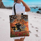 Personalised Tigers Rugby ANZAC Day Tote Bag Last Post Poppy We Will Remember Them