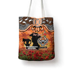 Personalised Tigers Rugby ANZAC Day Tote Bag Last Post Poppy We Will Remember Them