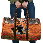 Personalised Tigers Rugby ANZAC Day Travel Bag Last Post Poppy We Will Remember Them