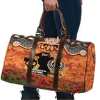 Personalised Tigers Rugby ANZAC Day Travel Bag Last Post Poppy We Will Remember Them