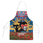 Personalised Knights Rugby ANZAC Day Apron Last Post Poppy We Will Remember Them
