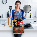 Personalised Knights Rugby ANZAC Day Apron Last Post Poppy We Will Remember Them