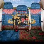 Personalised Knights Rugby ANZAC Day Back Car Seat Cover Last Post Poppy We Will Remember Them