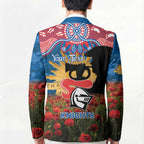 Personalised Knights Rugby ANZAC Day Blazer Last Post Poppy We Will Remember Them