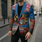 Personalised Knights Rugby ANZAC Day Blazer Last Post Poppy We Will Remember Them