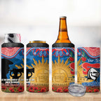 Personalised Knights Rugby ANZAC Day 4 in 1 Can Cooler Tumbler Last Post Poppy We Will Remember Them
