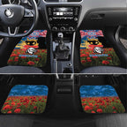 Personalised Knights Rugby ANZAC Day Car Mats Last Post Poppy We Will Remember Them