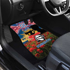 Personalised Knights Rugby ANZAC Day Car Mats Last Post Poppy We Will Remember Them