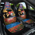 Personalised Knights Rugby ANZAC Day Car Seat Cover Last Post Poppy We Will Remember Them
