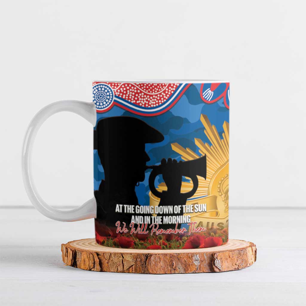 Personalised Knights Rugby ANZAC Day Ceramic Mug Last Post Poppy We Will Remember Them
