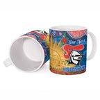 Personalised Knights Rugby ANZAC Day Ceramic Mug Last Post Poppy We Will Remember Them
