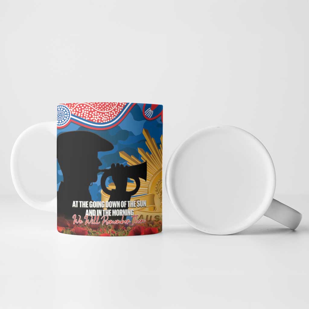 Personalised Knights Rugby ANZAC Day Ceramic Mug Last Post Poppy We Will Remember Them