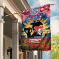 Personalised Knights Rugby ANZAC Day Garden Flag Last Post Poppy We Will Remember Them