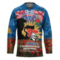 Personalised Knights Rugby ANZAC Day Hockey Jersey Last Post Poppy We Will Remember Them