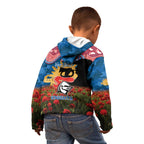 Personalised Knights Rugby ANZAC Day Kid Hoodie Last Post Poppy We Will Remember Them