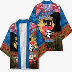 Personalised Knights Rugby ANZAC Day Kimono Last Post Poppy We Will Remember Them