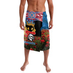 Personalised Knights Rugby ANZAC Day Lavalava Last Post Poppy We Will Remember Them