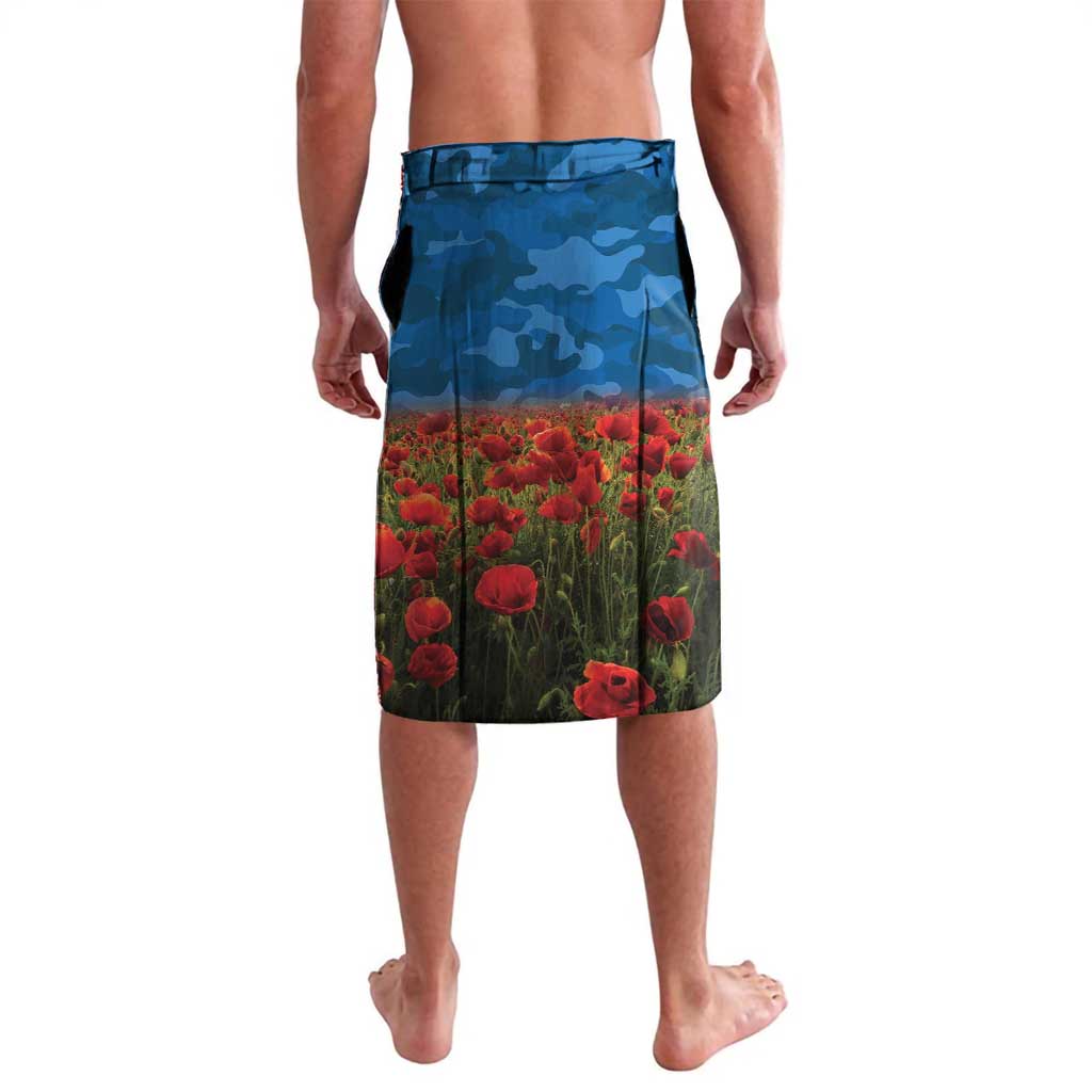 Personalised Knights Rugby ANZAC Day Lavalava Last Post Poppy We Will Remember Them